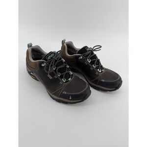 Ahnu Sugarpine eVent Waterproof Hiking Shoes Brown Leather Vibram Womens 8.5